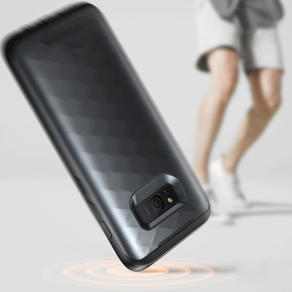Etui pancerne Supcase Clayco Hera do Galaxy S8 Plus, czarne